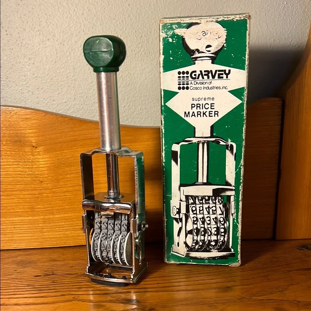 Garvey Supreme Price Marker NWT